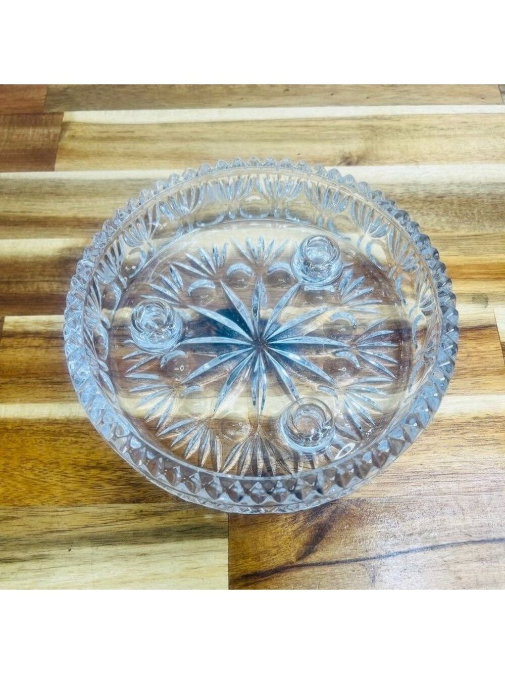 Princess House Lead Crystal candle holder, romantic, centerpiece